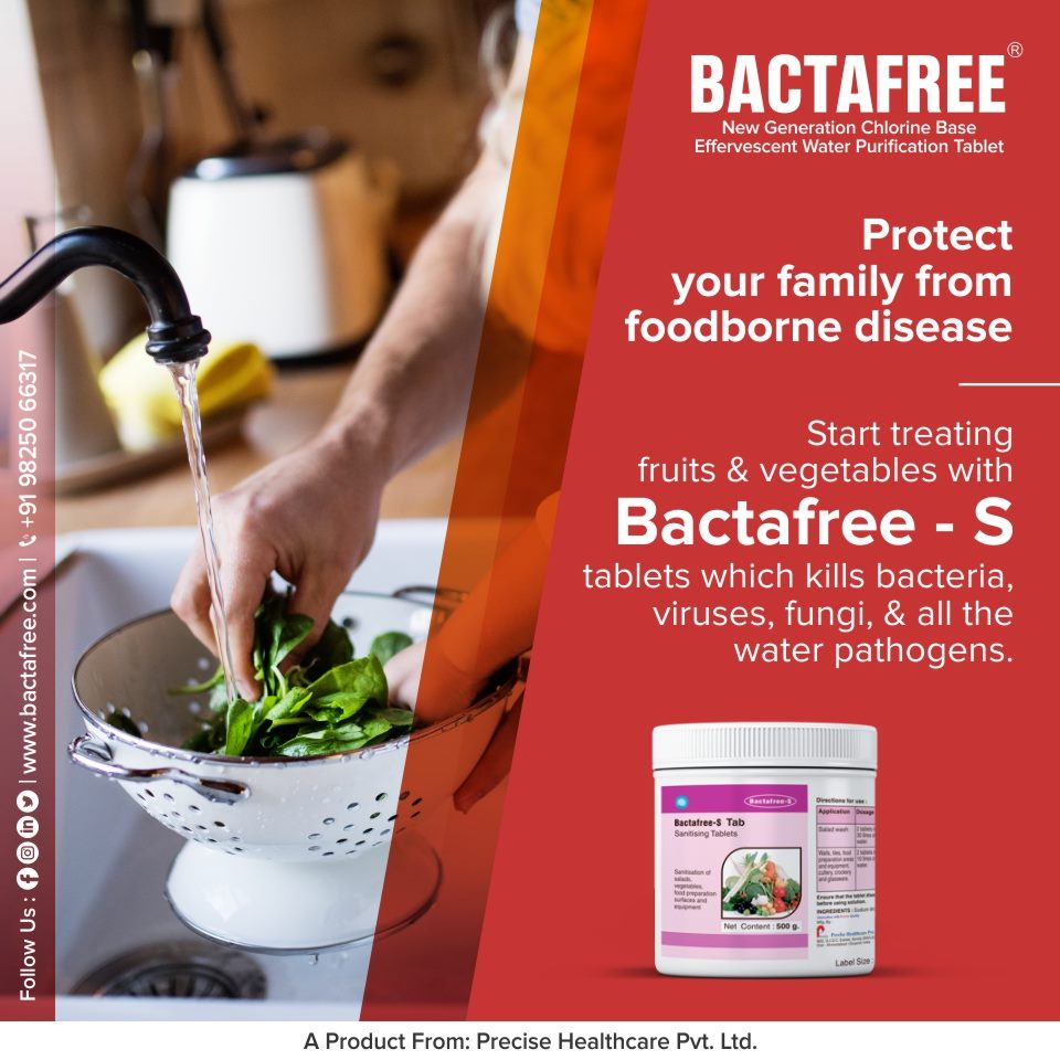 Bactafree - S For Vegetable Disinfecting