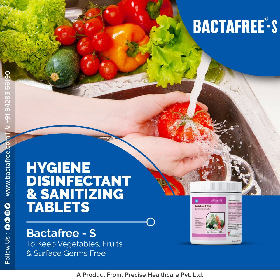 Bactafree - S Hygiene Disinfectant & Sanitizing Tablet