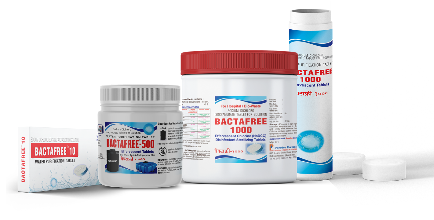 Bactafree-10 Chlorine Based Water Purification Tablet